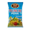 24 Carat Tunch Poha with Tastemaker, 800 gm Pack, High in Fibre, 100% Hygienically Made, Best in taste and easy to prepare