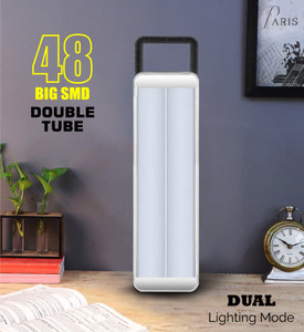 24 energy 50w hi- bright smd tube solar rechargeable light floor light 5 hrs lantern emergency light blue