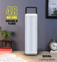 24 ENERGY 50w Hi- Bright SMD Tube Solar Rechargeable light Floor light 5 hrs Lantern Emergency Light (Blue)