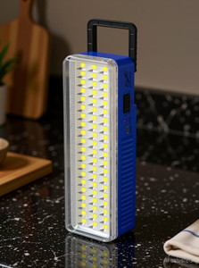 24 energy 60 led hi bright with long backup rechargeable 8 hrs flood lamp emergency light blue