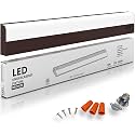 24 Inch 5000 Kelvin (Daylight White Light Color) LED Under Counter Fixture. Hardwire Direct Wire Only. Replace Kitchen Cabinet Lights