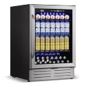 Velivi 24'' Beverage Refrigerator Under Counter Fridge with Door Lock