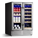 Velivi 24''Beverage Refrigerator Undercounter Wine and Beverage Fridge