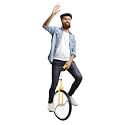 24 Inch Wheel Unicycle with Steel Rim Outdoor Leakproof Tire Wheel Cycling One Wheel Bike with 2 Pedals, Height Adjustable Unicycle Outdoor Sports 24" Wheel for Adults
