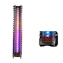 24 LED Music Spectrum Level Indicator Rhythm Light Wire/Voice Assistant Compatible 6 Modes Display VU Trackier Metier DC 5V CAR Power Amplifier Replacement for OEM