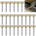 24 Pack 1" Truck Trailer Door Rollers,Box Truck, Heavy-Duty Truck Trailer Door Wheels Rollers Replacement Parts Hardware,Commercial Vehicle Doors 7/16'' Diameter X 2-3/4'' Long Rod