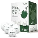 Ping Pong Balls, 24 Pack 3-Star Premium White Table Tennis Balls