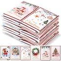 24 Pack Christmas Pocket Tissue Bulk Individual Travel Tissue Pack