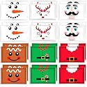 24 Pack Christmas Pocket Tissues Pack Slim Bulk Individual Travel