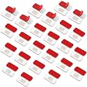 24 Pack Ultra Thin Cabinet Magnets for Closure Magnetic Cabinet Locks Adhesive Door Catch Drawer Magnets Stainless Steel Drawer Latches Easy to Install for Kitchen Bedroom Closets 1.6" x 0.8"(Silver)