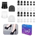 24 Pairs 6 Sizes Heel Protective Heel Caps,High Heel Protectors Tip Covers, Noise Reducing Non-Slip Heel Caps for High Heels,Perfect for Weddings, Races, Formal Occasions and Events