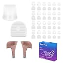 24 Pairs 6 Sizes Heel Protective Heel Caps,High Heel Protectors Tip Covers, Noise Reducing Non-Slip Heel Caps for High Heels,Perfect for Weddings, Races, Formal Occasions and Events