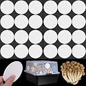 24 Pcs 2.5" Monotub Adhesive Filter Disks, 3MM Thick Monotub Filter Discs