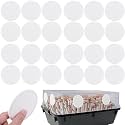 24 Pcs 2.5" Monotub Adhesive Filter Disks, 2MM Thick Monotub Filter Discs