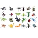 IN-IMAGINE 24 Pcs Animal Toys, Insects Toys for Kids, Animals Set for Kids Realistic Animal Figurines Including Bees Butterflies and More for Educational Play Learning