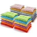 24 Pcs Bulk Floor Pillows Cushion for Kids Classroom,Bright Color,Square