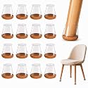 24 Pcs Chair Leg Floor Protectors Silicone