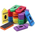 24 Pcs Classroom Magnetic Whiteboard Dry Erase Erasers
