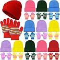 Twistover 24 Pcs Kids Hats and Gloves Sets