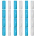 Gosknor 24pcs Metal Adhesive Strips for Magnetic Under Cabinet Lights