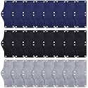 24 Pieces Hard Hat Sweatband Washable Hardhat Liner, Dark Blue, Gray, Black