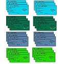 24 PK Mixed Training Sutures Thread with Needle Non-Absorbable: Nylon, Silk, Polyester, Polypropylene) - Wound Student Training Kit, Emergency First Aid Demo (2-0, 3-0,)