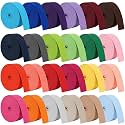 24 Rolls 80 Yards Colored Elastic Band for Sewing, 1 Inch x 3.3 Yard/Each