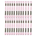 24 Skeins Embroidery Cotton Floss is 100% Egyptian Long Fiber Cotton of 8.75yds Each Cotton Cross Stitch Thread for Hand Embroidery DIY Creation and Friendship Bracelet String (24, Pink)
