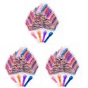 240 Pack Color Changing Spoons, 5.15 Inch Break-Resistant Spoons, Individually Wrapped Bulk Value Set for Weddings, Carnivals &amp; Commercial Use- 4 Colors - BPA Free
