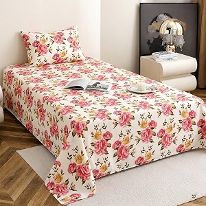 240 TC Soft Ezyption Floral Single Bed