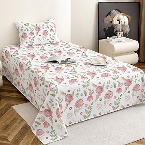 240 TC Soft Ezyption Floral Single Bed