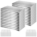 24P Garage Door Insulation Kit Panels 6MM 24x8FT for Triple Garage Door, Pre-Cut Bubble Reflective Aluminum Foil Sheet 240 Tape, DIY Install Temperature Control Block Summer Heat &amp; Winter Cold(24x48)