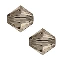 24pcs Adabele Austrian 10mm Faceted Bicone Crystal Beads Smoked Quartz Compatible with Swarovski Crystals 5301/5328
