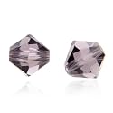 24pcs Adabele Austrian 10mm Faceted Bicone Crystal Beads Dark Violet Compatible with Swarovski Crystals 5301/5328