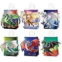 24Pcs Dragon Party Favor Bags Dragon Knight Birthday Gift Bags With Handles
