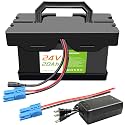 24V 20Ah Battery for Ride-On Cars &amp; Toys, More Power for Dynacraft Realtree 24V UTVs- Lightweight &amp; Long-Lasting, with 2A Fast Charger (24V20Ah)
