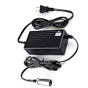 24V 2A Battery Charger for GoGo Mobility Scooter - 24V 2000mA Automatic SLA Scooter Charger (3-Pin XLR Connector) for Drive Medical, Go-Go Elite Traveller, Jazzy Power Chair, Pride Mobility, ShopRider