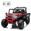 24V 4WD 2-Seater Ride On Car Ride On Toy for Kids, Red
