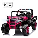 24V 4x4 2-Seater Ride On Buggy Ride On Toys for Boys and Girls, Pink