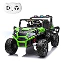 24V 4X4 2-Seater Ride On UTV for Kids Ages 3+, Green