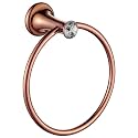 24x7 eMall Rose Gold Towel Ring Golden Victorian Round Towel Hanger for Bathroom and Kitchen, Stainless Steel.