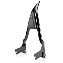 25" Tall Sissy Bar compatible with Harley Davidson Touring CVO/Road King,Street Road Electra Glide, One piece Motorcycle Quick Release Detachable Pointed Sissy Bar 1997-2008