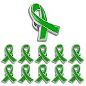 25/50/100/200Pack Multicolor Cause Awareness Ribbon Lapel Pin -Support Your Fundraiser Gifts