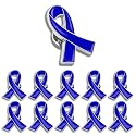 25/50/100/200Pack Multicolor Cause Awareness Ribbon Lapel Pin -Support Your Fundraiser Gifts