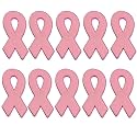 25/50/100/500pcs Breast Cancer Pins - Bulk Pink Ribbon Pins for Breast Cancer Awareness - Perfect for Support Groups, Events, Promotional Gift-Giving and Fundraising