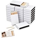 1,000 Boxes of Blank White Wooden Matches | Strike on Box Matchboxes Traditional Wooden Matchsticks | Wedding Party Event Favors to Customize