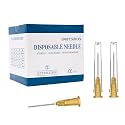 25 Gauge 5/8 Inch Needle,100 Pack Luer Lock Industrial Dispensing Accessories Needles,Individually Wrapped(25g x 5/8 Needle)