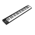 49-Key MIDI Keyboard Controller, Compact USB/DAW Integrated Keyboard with 8 Drum Pads, 8 Knobs & OLED Display,Perfect for Beat Makers, Music Production