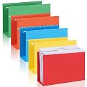 25 Pack Extra Capacity Hanging File Folders 4 Inch Expansion