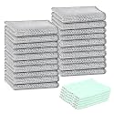 25 PCS Multipurpose Non Scratch Wire Dishcloths, Metal Dishcloth Cleaning Cloth, Steel Dishwashing Dish Rags